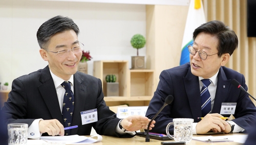 이재명 경기도지사와 이국종 경기남부권역외상센터장