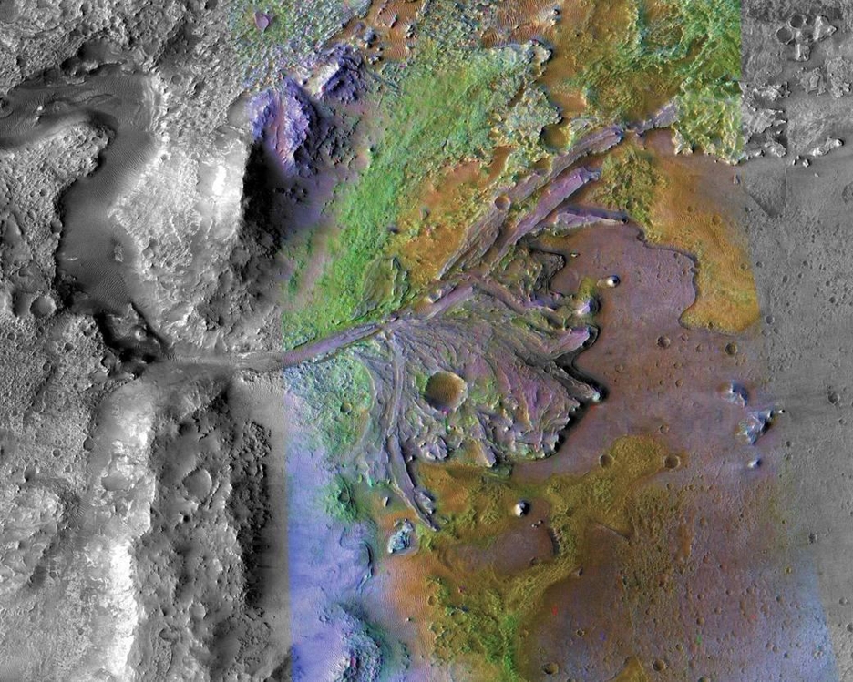 화성 생명체 탐사 로버 '마즈 2020'이 착륙할 '예제로 크레이터' 
