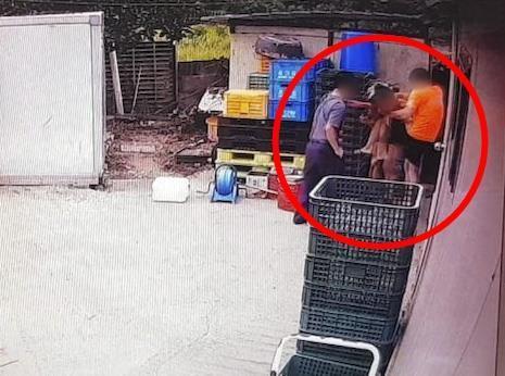 범행 현장 CCTV 장면