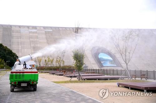 돼지열병 차단방역 모습