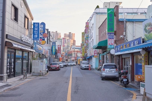 인쇄의 거리 전경.