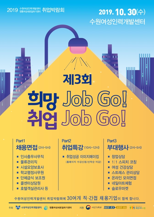 수원여성인력개발센터, 30일 여성 대상 취업박람회 개최
