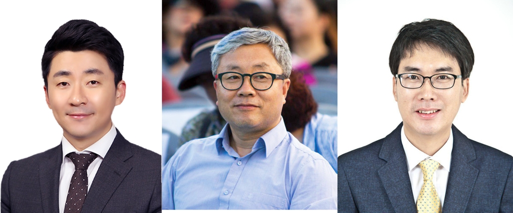 왼쪽부터 권성주, 현정길, 이의용 씨