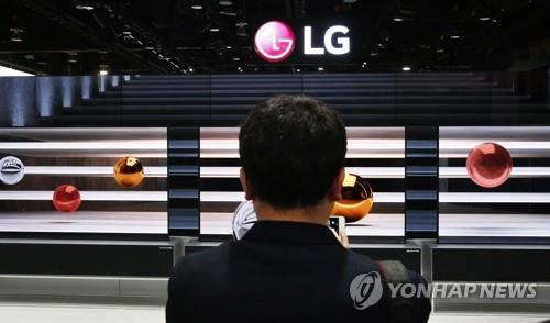 CES에서의 LG전자 OLED TV