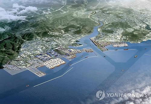 울산항 동북아 오일허브 조감도