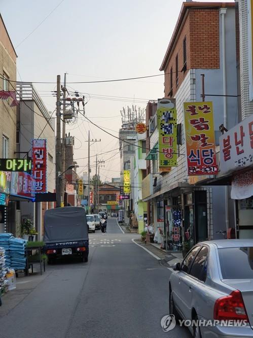 천안 성환읍 한 골목