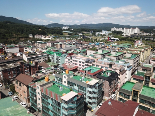 소규모 공동주택 이 밀집한 용인 유림동