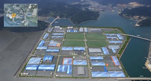 부산 신항 웅동 배후단지 예상도