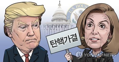 미국 하원 트럼프 탄핵소추안 가결 (PG)
