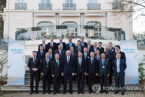 정의선 수석부회장, 수소위원회 CEO 총회 참석