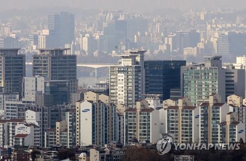 남산에서 바라본 서울 시내 아파트 모습 [연합뉴스 자료사진]