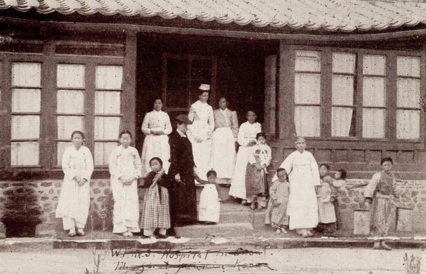 1887년 서울 정동에 들어선 국내 최초의 여성 전용 병원 보구녀관. [이화여대의료원 제공]