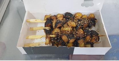 제주 뿔소라 꼬치 구이