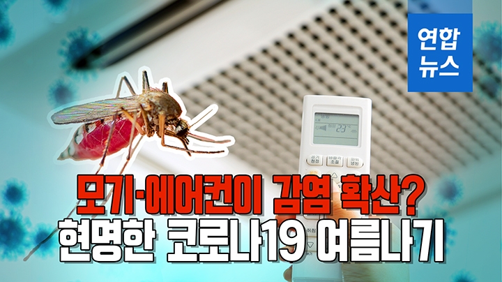 [포토무비] 모기·에어컨 감염 확산?…현명한 코로나19 여름나기 - 2