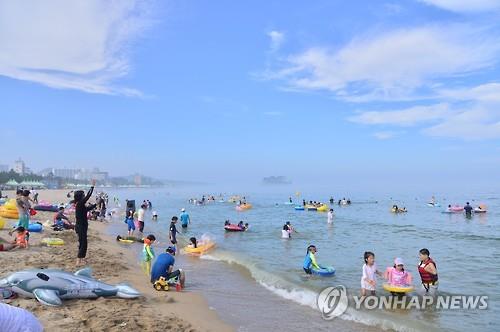 울주군 서생면 진하해수욕장