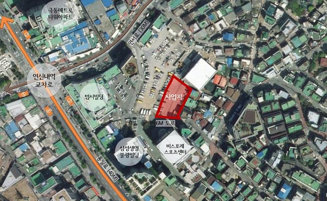 불광동 역세권 청년주택 위치도
