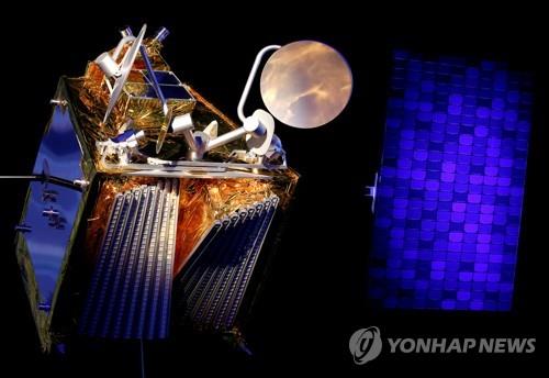 원웹의 위성과 태양광패널 