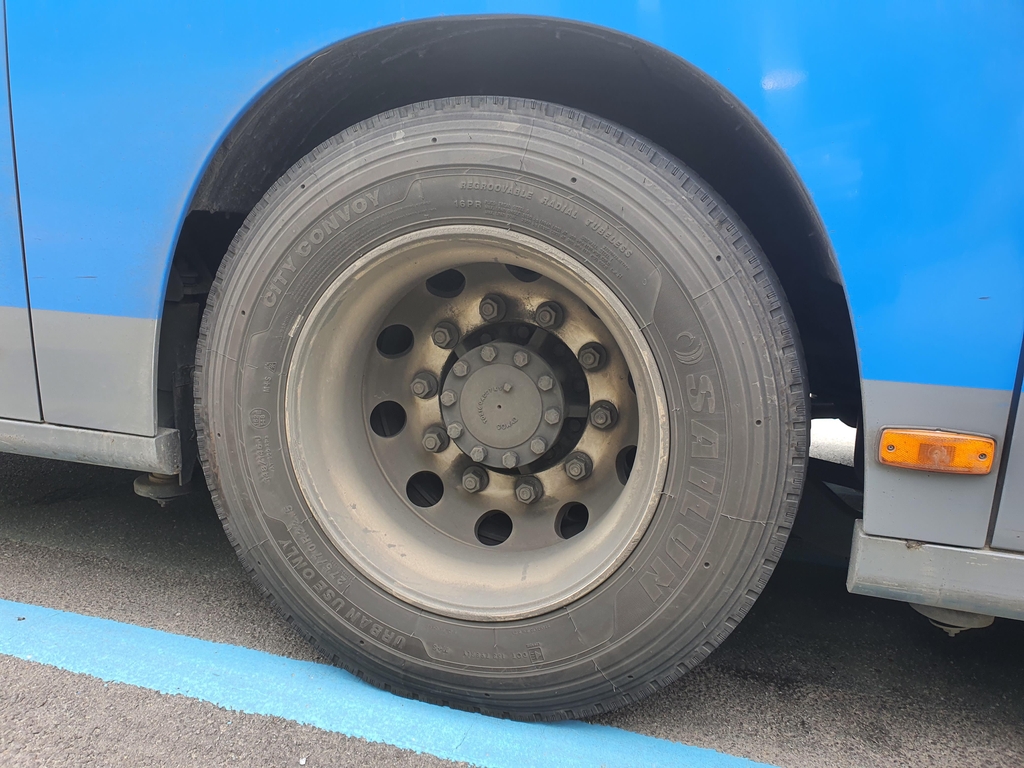 중국산 타이어 사용한 대구 시내버스