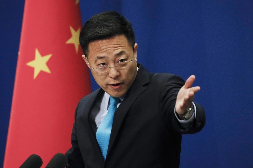 중국의 대표적인 '늑대 전사' 외교관인 자오리젠 외교부 대변인 
