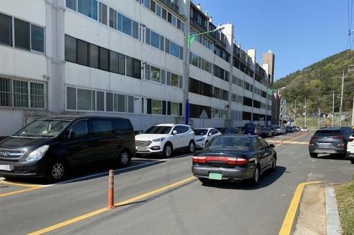 창원 도계동 빌라촌 일대 도로