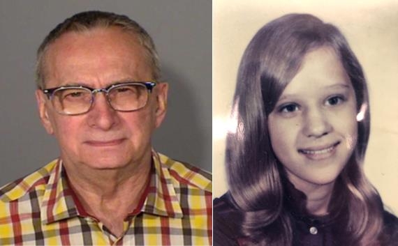 49년 전 살인 혐의로 체포된 베리 리 웰플리(왼쪽)와 피해자 줄리 앤 핸슨 [미국 일리노이주 네이퍼빌 경찰 배포 사진 / 재판매 및 DB 금지]