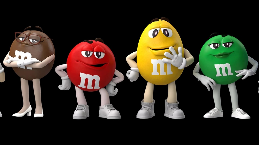 M&M 초콜릿을 상징하는 캐릭터