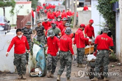 쉴 틈 없는 피해복구