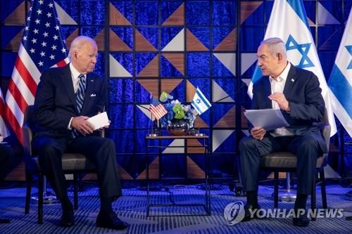 속터진 바이든…몇달째 참다참다 네타냐후에 '최후통첩'