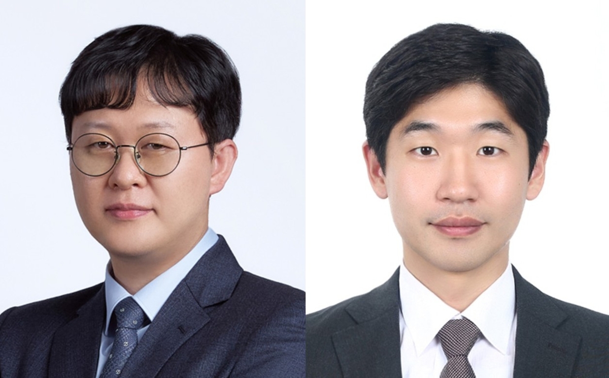 최성득(왼쪽) 교수와 제1 저자인 이상진 박사