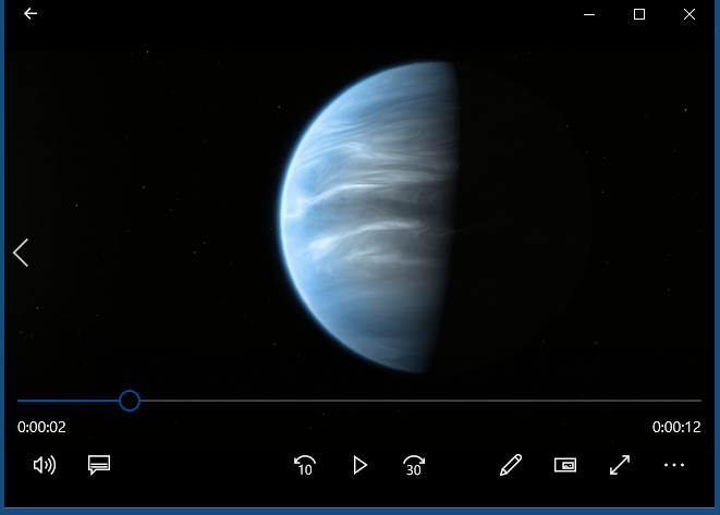 대기서 수증기가 포착된 외계행성 K2-18b 상상 영상