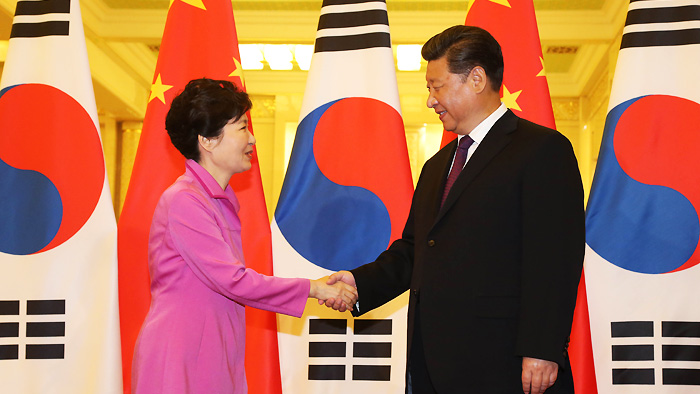 박 대통령, 시진핑 주석과 특별오찬…중국 각별한 배려
