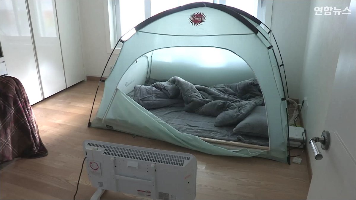 [현장영상] 아파트 주민들이 안방에 텐트 치고 사는 이유는