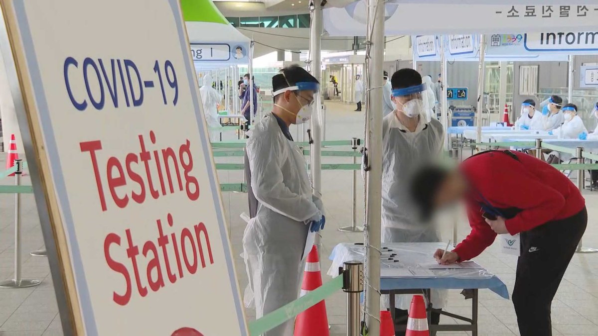 해외 유입 비상 인천공항…걸어서 5분 만에 검사