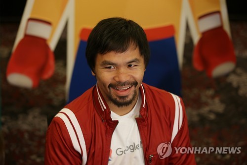 파키아오 << AP=연합뉴스 자료사진 >>