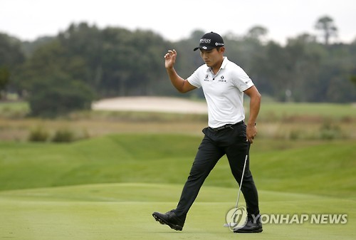 2라운드서 맹타를 휘두른 강성훈 (AP=연합뉴스DB)