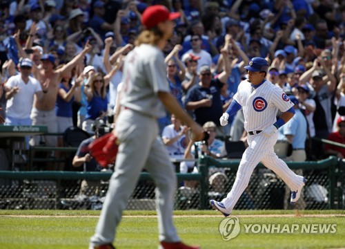 역전 만루포 쳐낸 슈와버 (AP=연합뉴스)