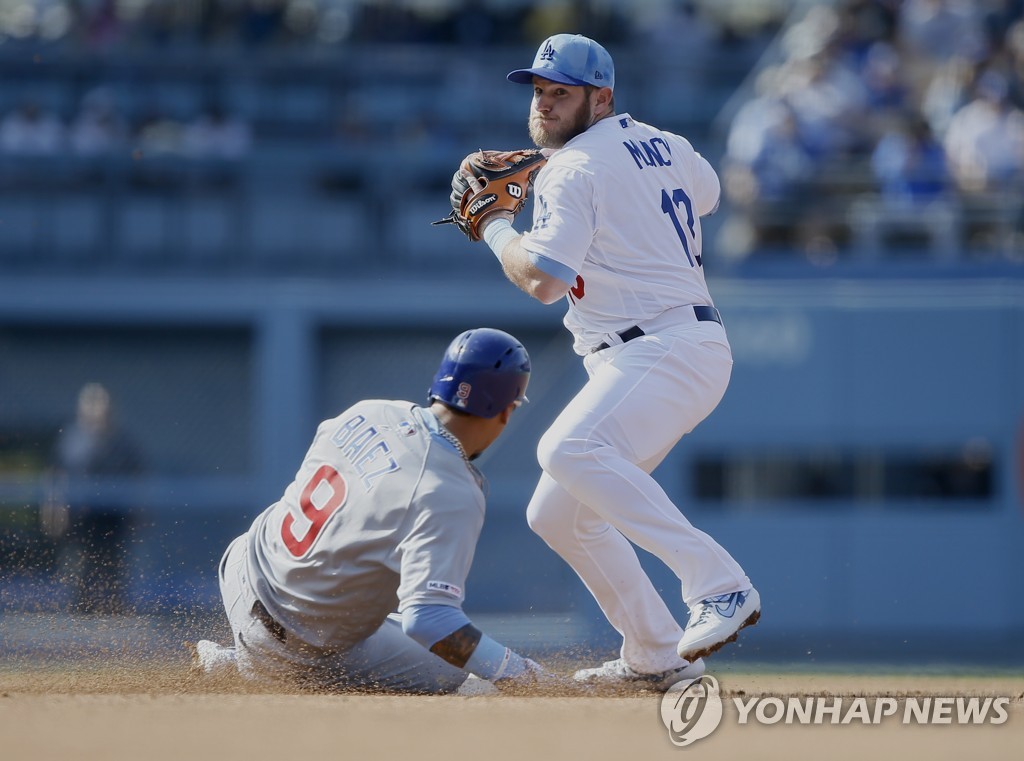 Cubs Dodgers Baseball
