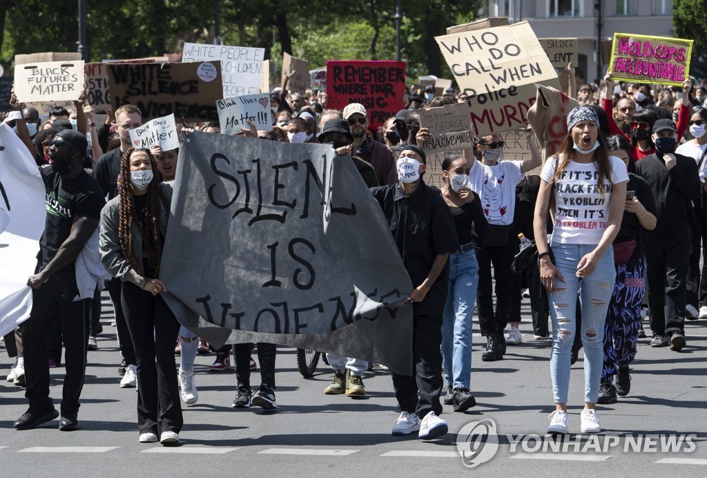 Germany Minneapolis Police Death Protests