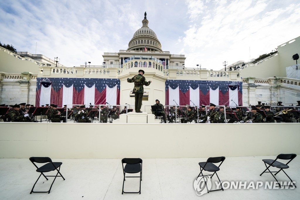 APTOPIX Biden Inauguration Rehearsal