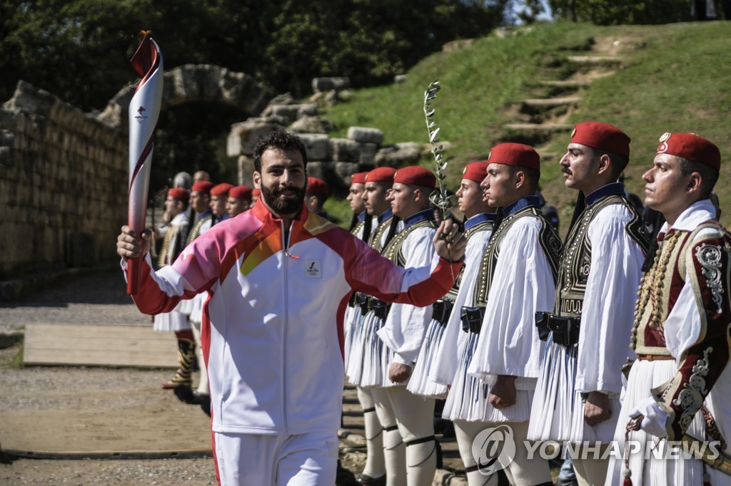 Greece Olympics Beijing Flame Lighting