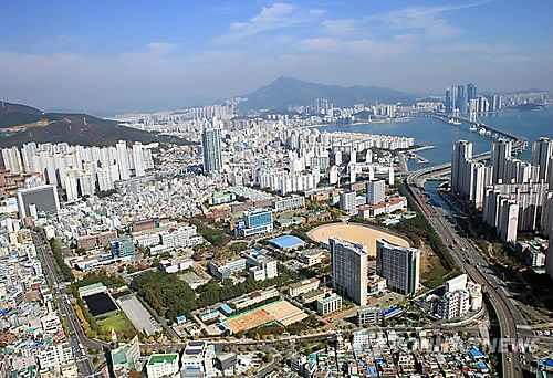 부산 부경대학교 대연캠퍼스 전경
