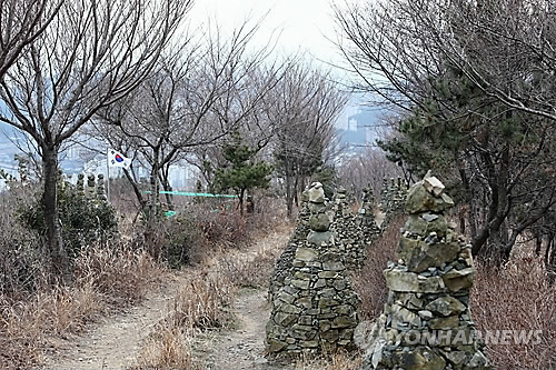 부산 황령산 산책로