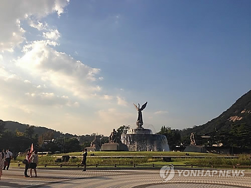 청와대 앞 광장