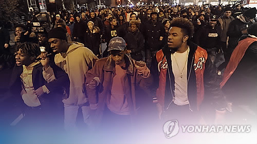 미국의 인종차별 항의 시위