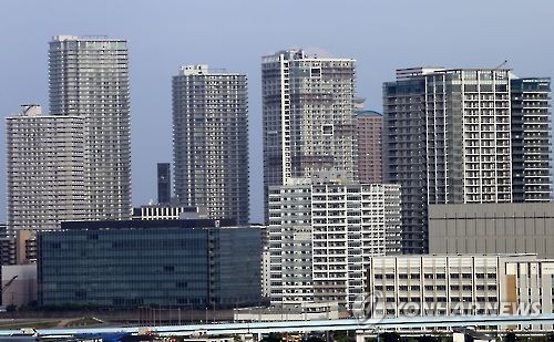 도쿄의 고층 아파트