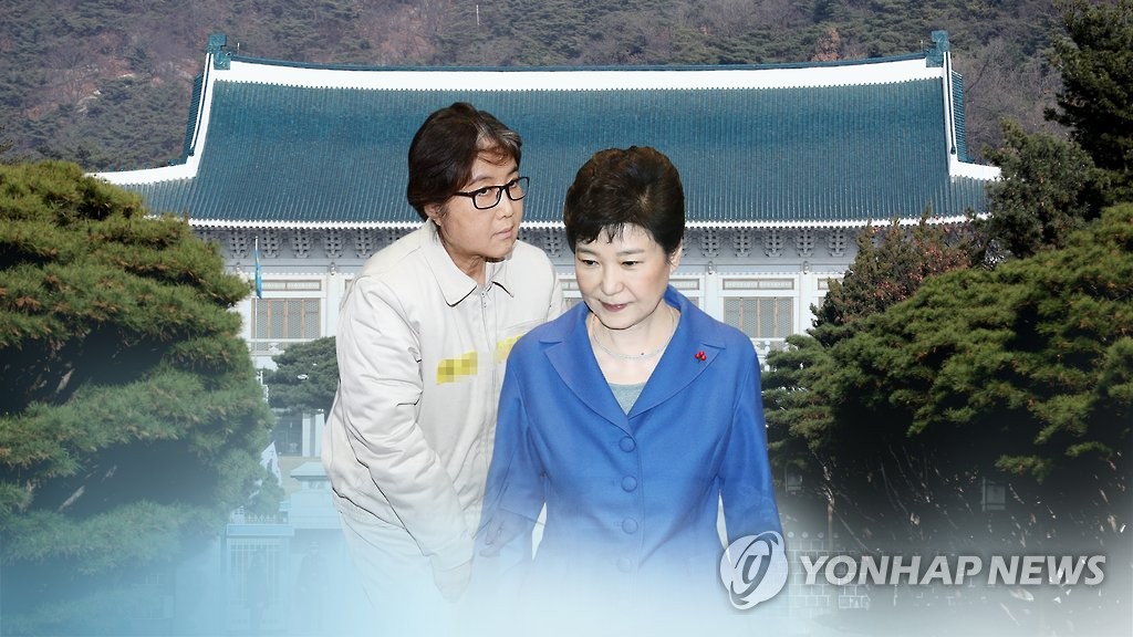 박근혜 전 대통령과 최서원씨(CG)