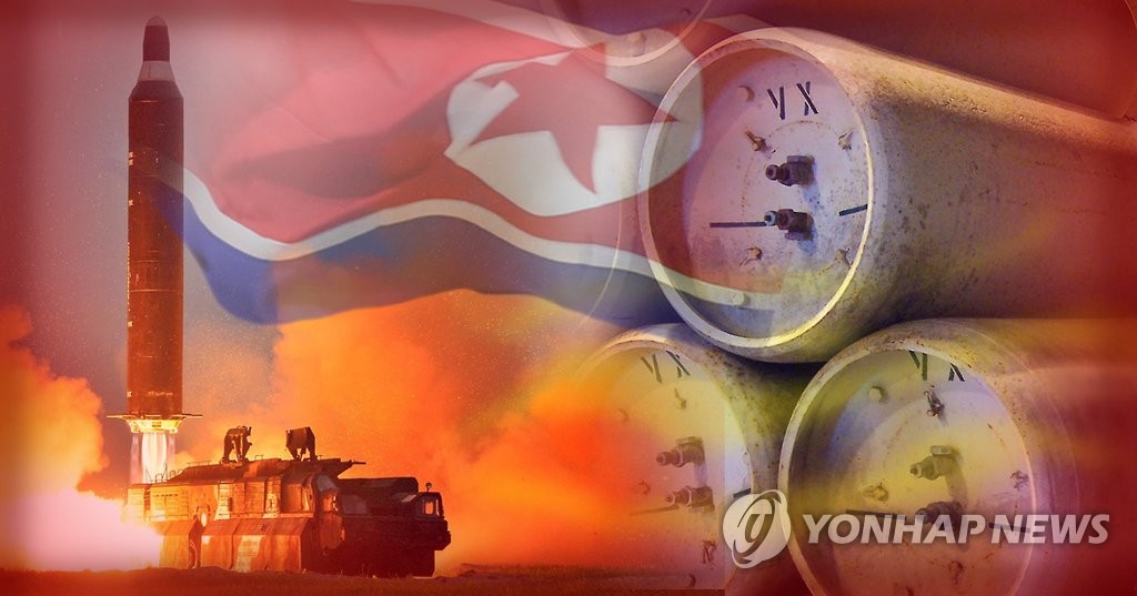북한 신경작용제 VX, 미사일 탄두 탑재 위협 (PG)