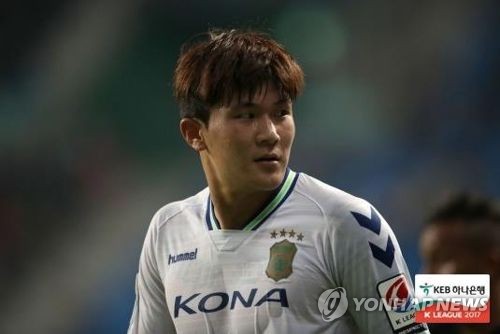 프로축구 영플레이어상 1순위 후보로 떠오른 전북의 김민재