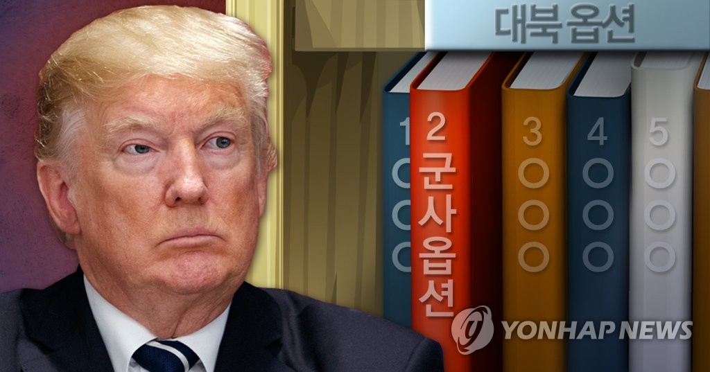 트럼프의 대북 군사옵션 (PG)