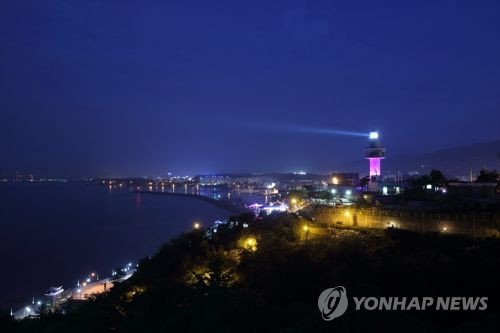 묵호등대 야경
